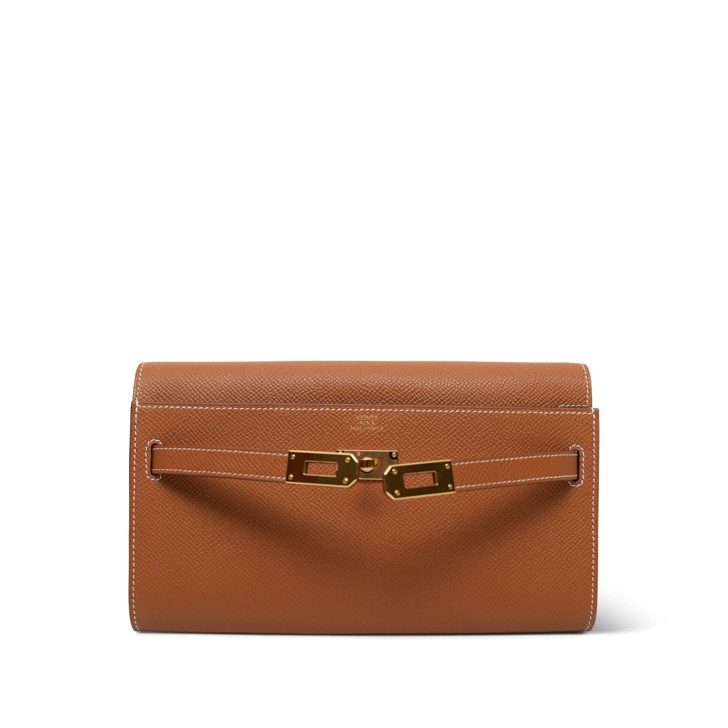 Kelly Wallet To Go Gold Veau Epsom Gold Plated W Stamp