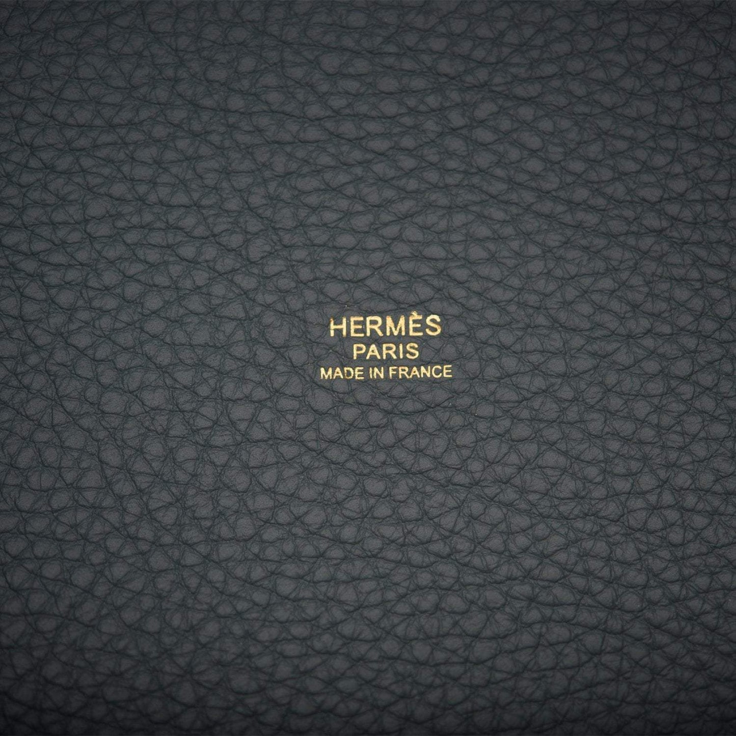 Hermes Bleu Orage Clemence Picotin Lock 18cm Gold Hardware