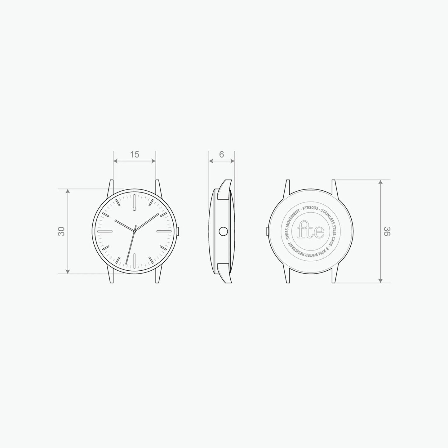 T3001 | Gold & Black Watch