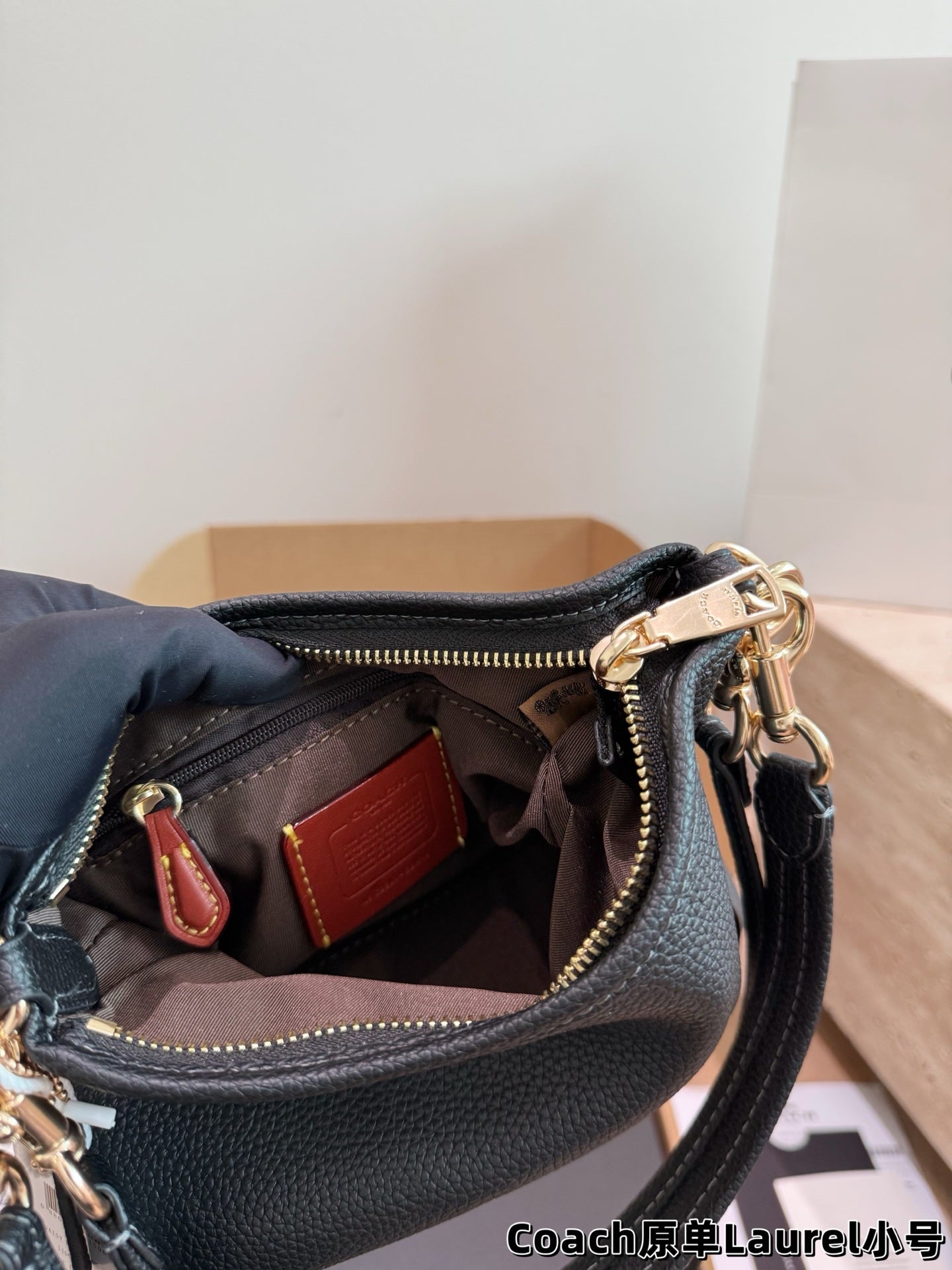 Authentic Coach bag |  The mini hobo bag is just too adorable!