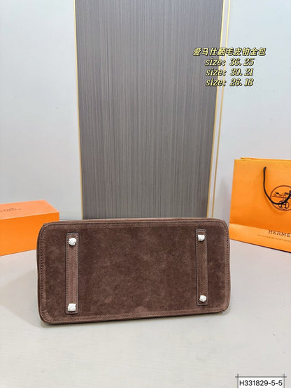 Hermès Birkin suede bag – a cool and beautiful bag!