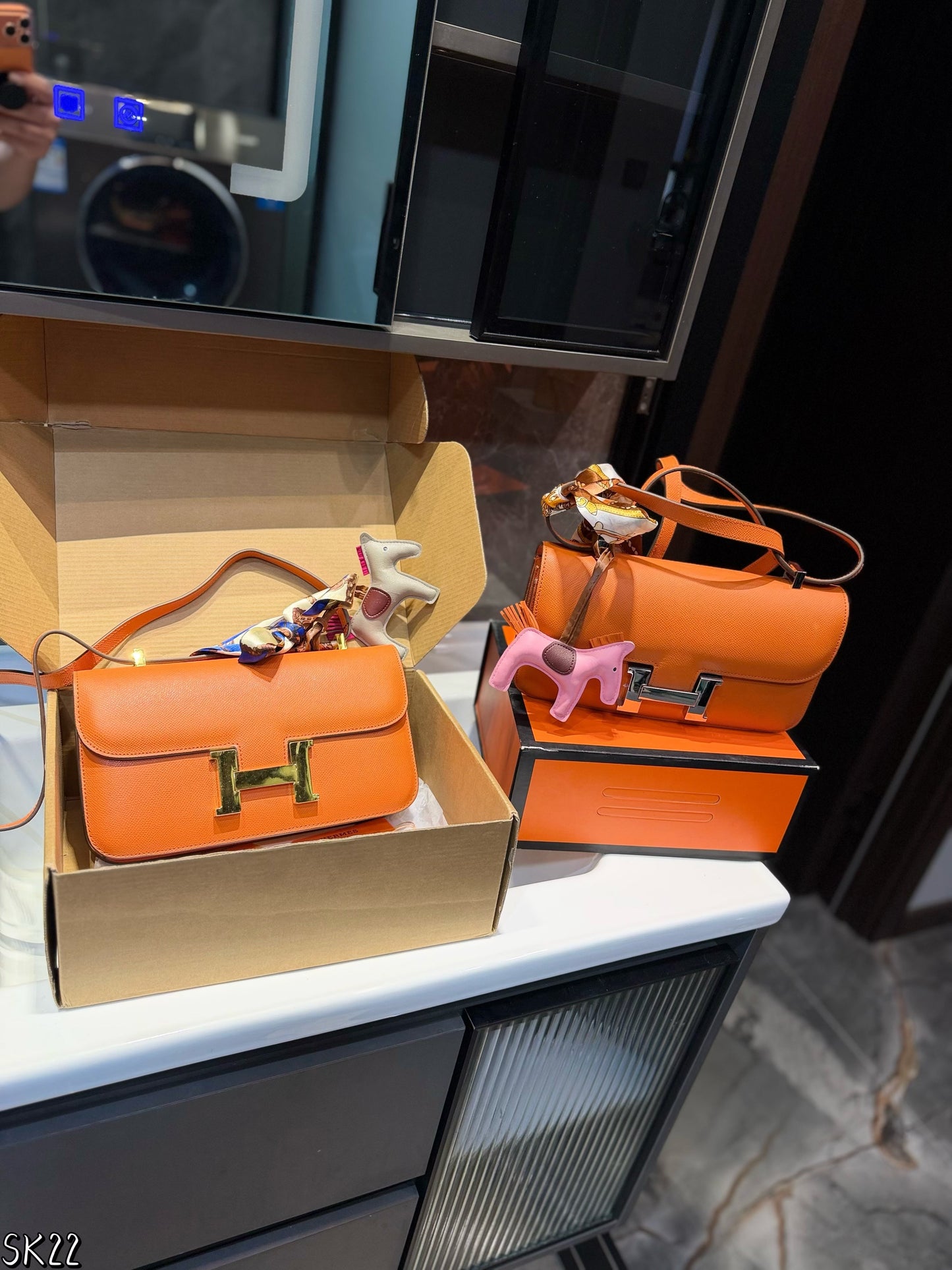 Original Hermes leather stewardess bag!!