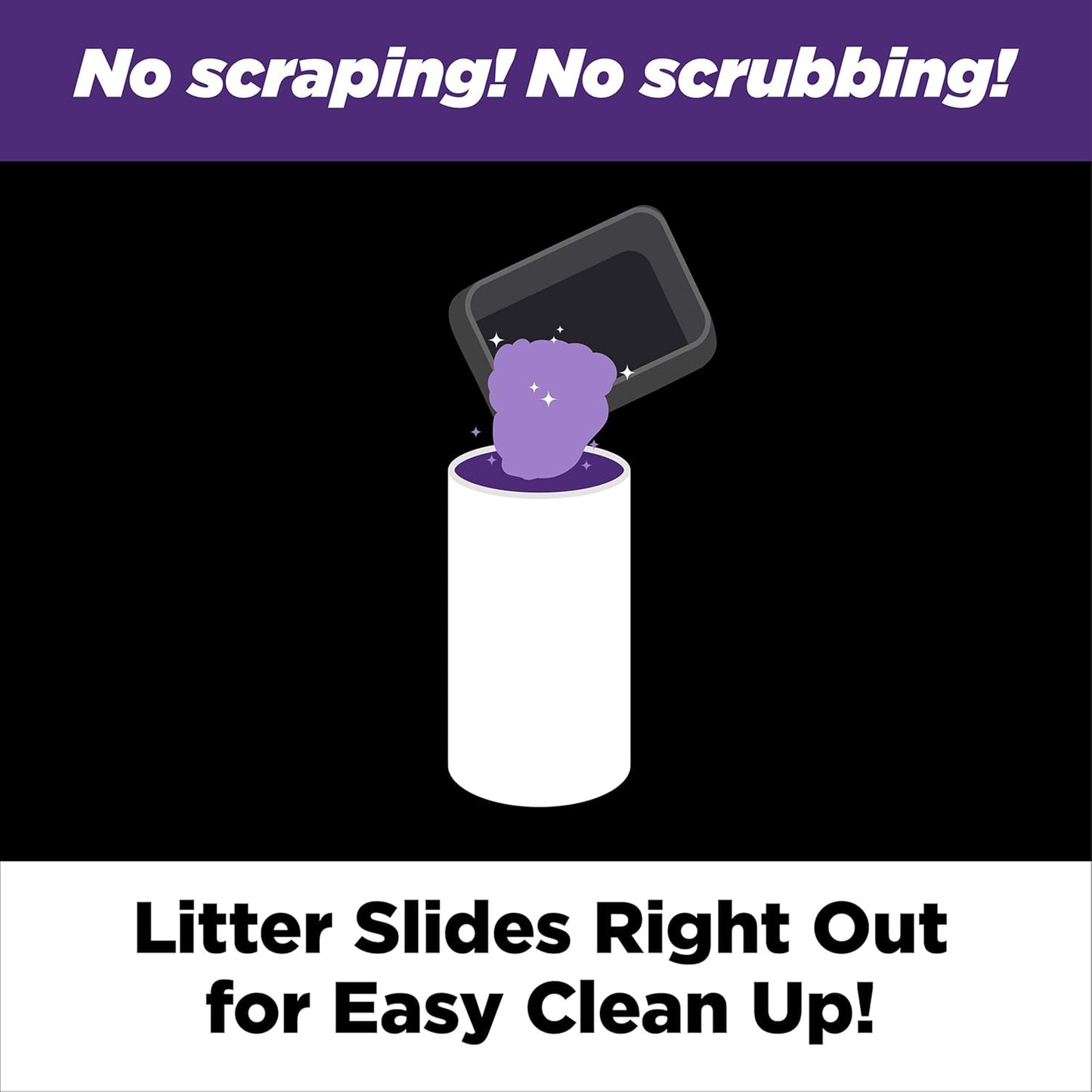 Clump & Seal Slide Platinum Multi-Cat Clumping Cat Litter, 14-Day Odor Control, EZ Clean Technology, 18 lb