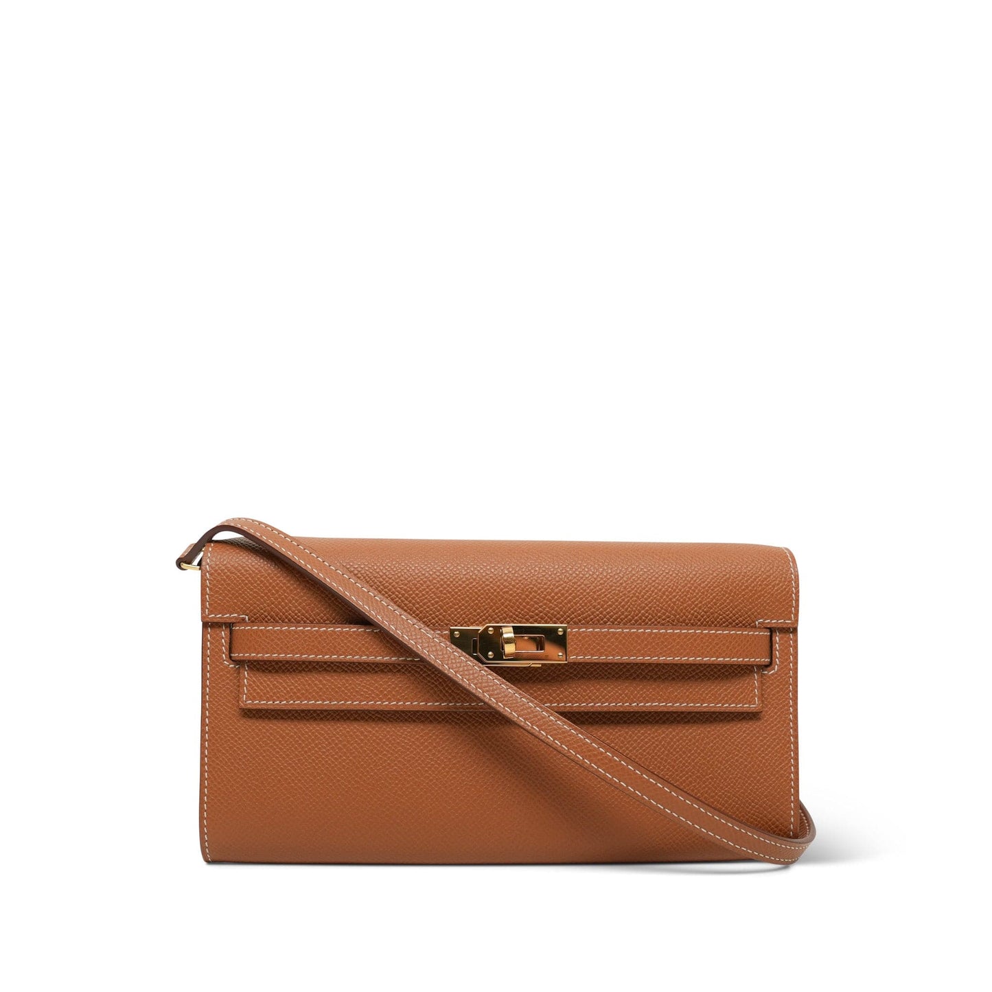 Kelly Wallet To Go Gold Veau Epsom Gold Plated W Stamp