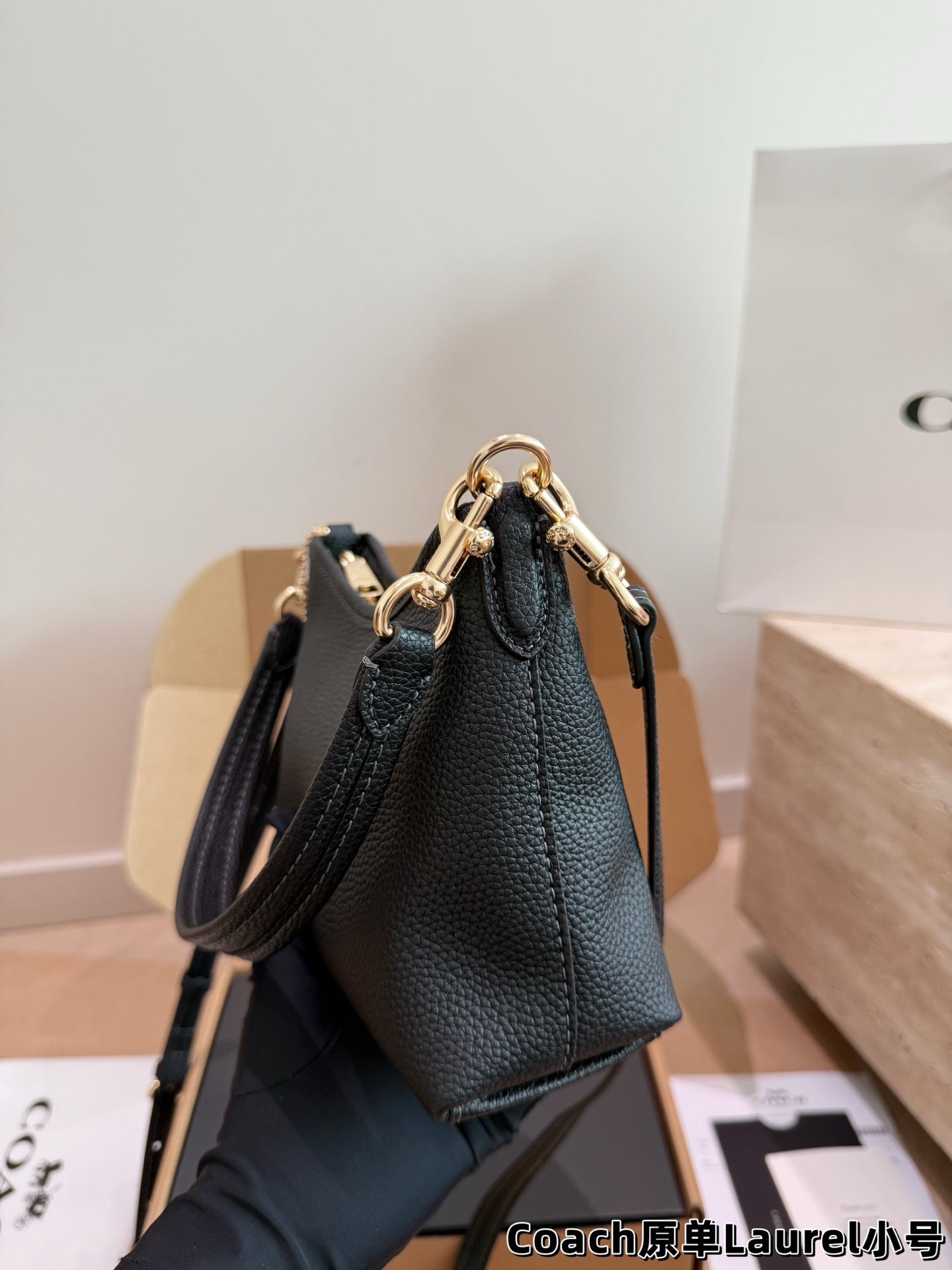 Authentic Coach bag |  The mini hobo bag is just too adorable!