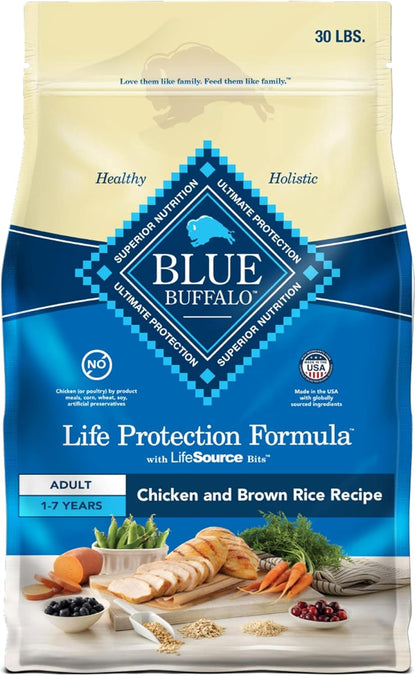 Life Protection Formula Adult Dry Dog Food, Chicken & Brown Rice Recipe, Natural Ingredients, 30 lb Bag