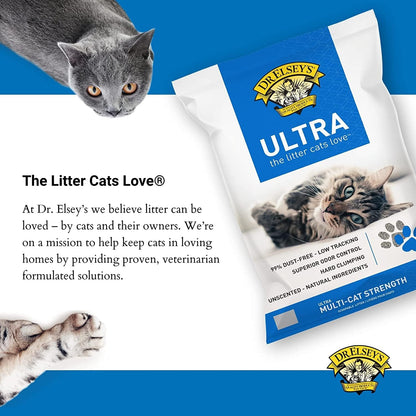 Ultra UnScented Clumping Clay Cat Litter 40 lb. Bag