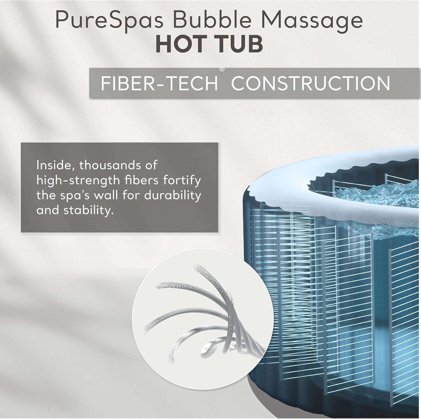 INTEX PureSpa Bubble Massage 4-Person Inflatable Spa – 77"x28", Outdoor Portable Hot Tub, Energy-Efficient Cover, Saltwater System Ready