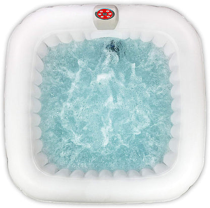 ALEKO Inflatable Hot Tub Spa | Personal High Powered Jetted Bubble | 265 Gallon | Black | HTISQ6GYBK