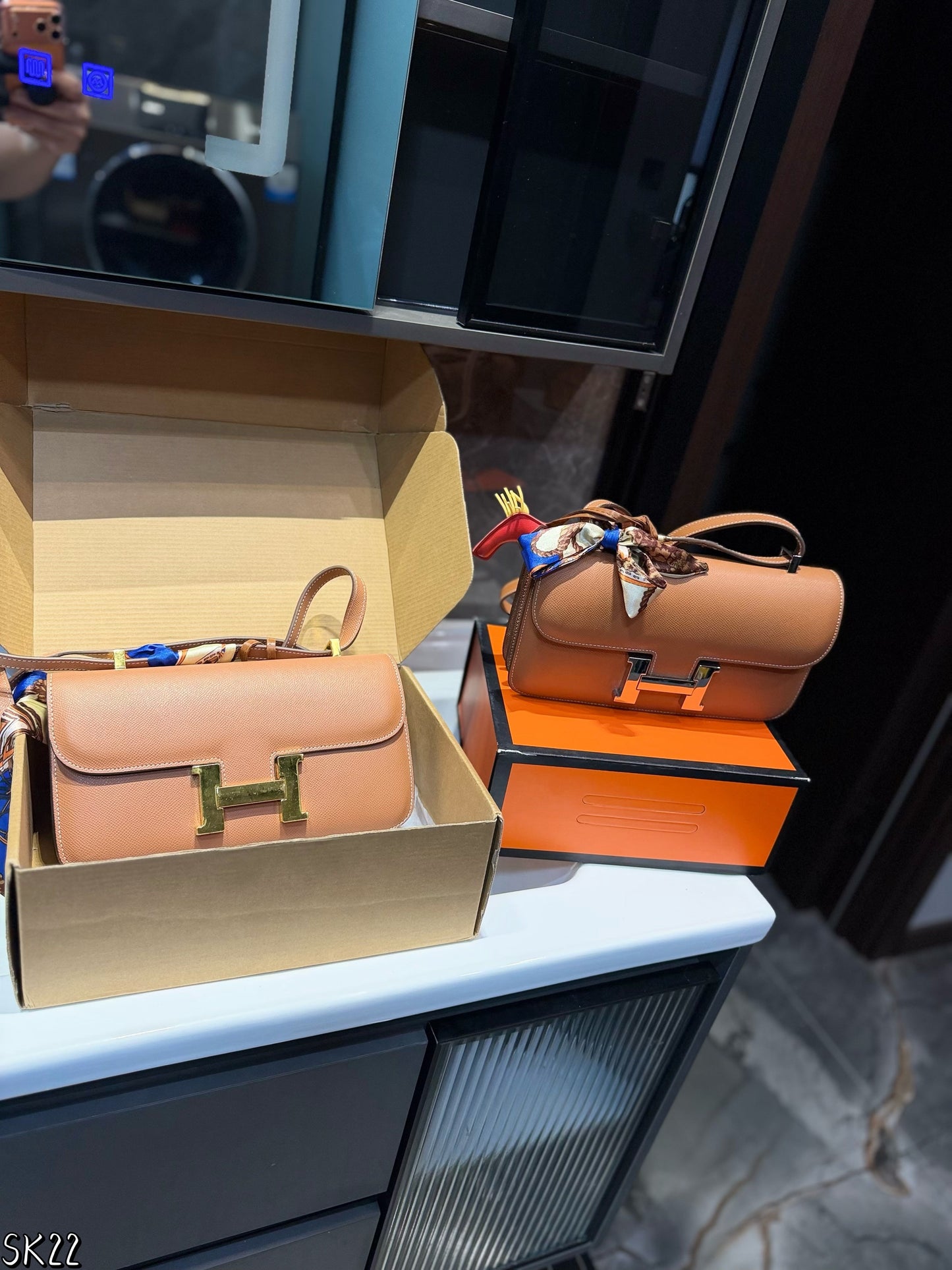 Original Hermes leather stewardess bag!!
