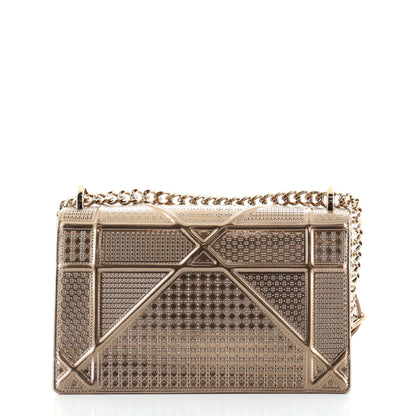 Diorama Flap Bag Cannage Embossed Calfskin Medium