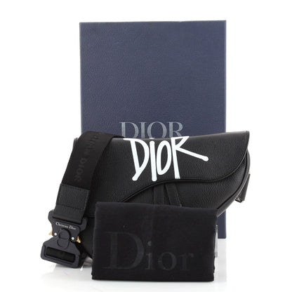 Shawn Stussy Saddle Crossbody Bag Printed Leather