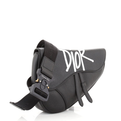 Shawn Stussy Saddle Crossbody Bag Printed Leather