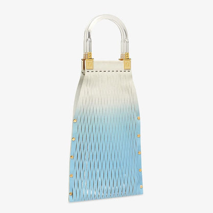 Fendi Two-tone Leather Shopper