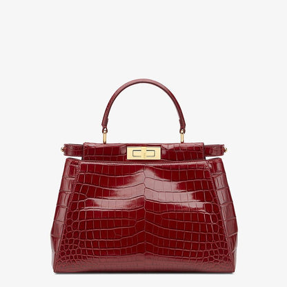 Fendi Medium Crocodile Leather Bag