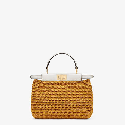 Fendi Mini Cotton Crochet Bag