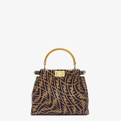 Fendi Mini Leather Ff Vertigo Bag