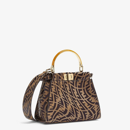Fendi Mini Leather Ff Vertigo Bag