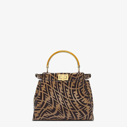 Fendi Mini Leather Ff Vertigo Bag