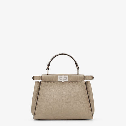 Fendi Mini Dove Gray Selleria Bag