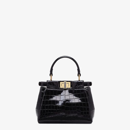 Fendi Mini-bag in Black Crocodile