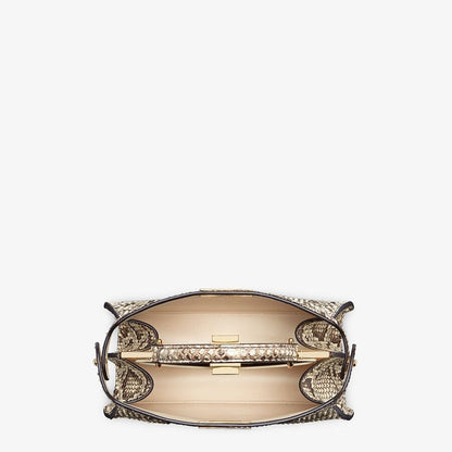 Fendi Medium Natural Python Leather Bag