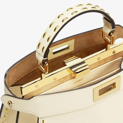 Fendi Small White Leather Bag