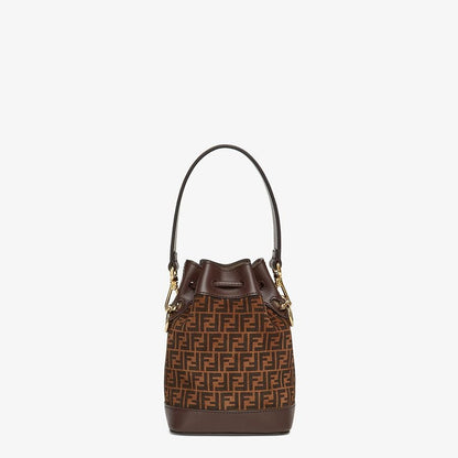 Fendi Leather Mini-bag With Ff Print