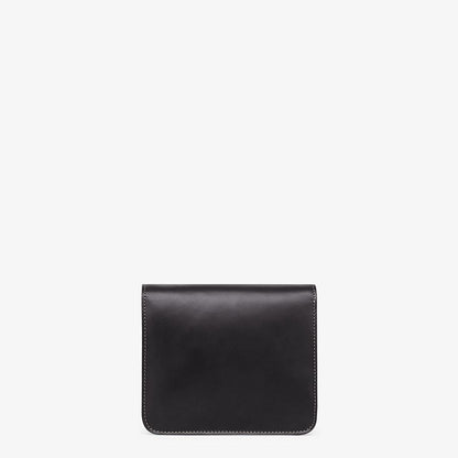 Fendi Karligraphy Black Leather Bag