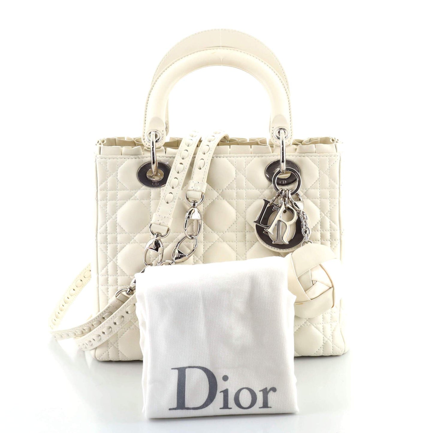 Lady Dior Bag Cannage Quilt Lambskin Medium