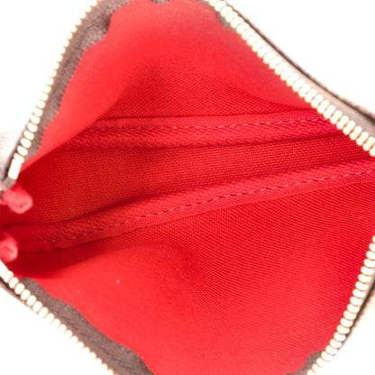 LV Mini Pochette Accessoires Limited Edition Vivienne Xmas Monogram Canvas