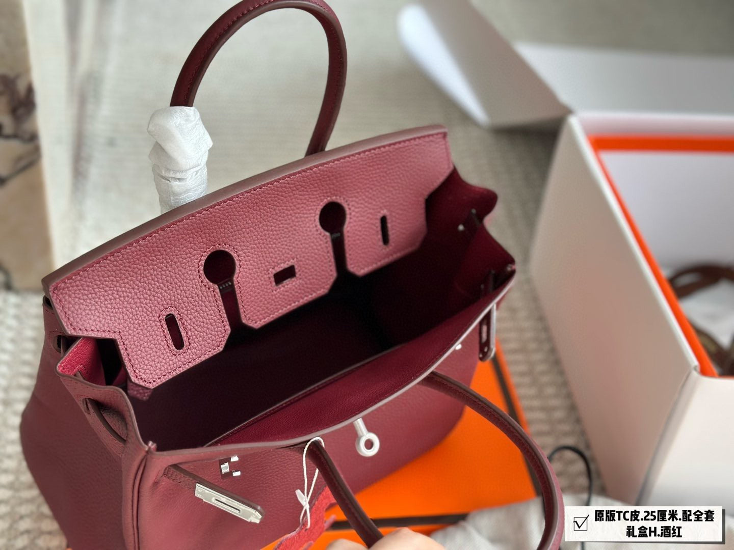 Original TC Leather Birkin bag