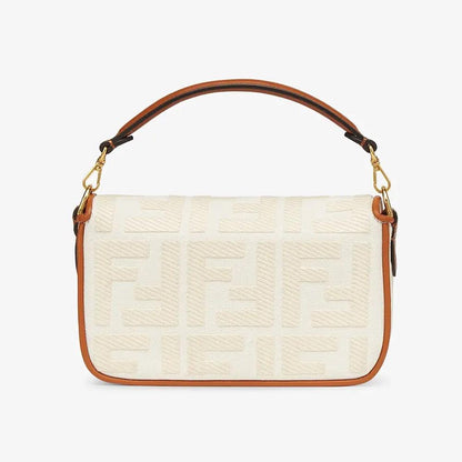 BAGUETTE White Canvas FF Bag