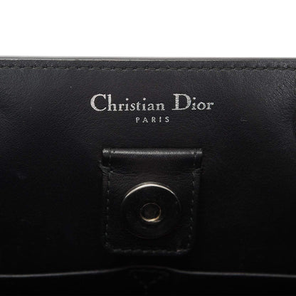 Christian Dior Black Diorissimo Pocket Matte Alligator Tote Silver Hardware