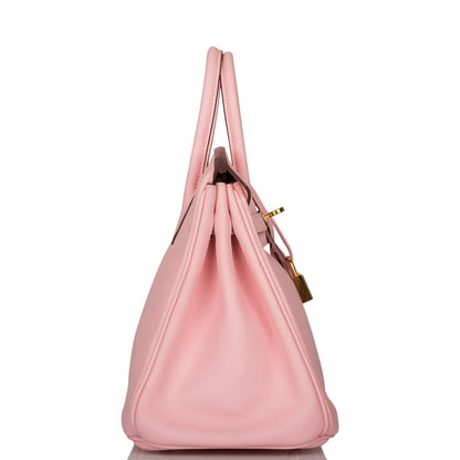 Hermes Birkin 25 Rose Sakura Swift Gold Hardware