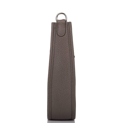 Hermes Etain Clemence Evelyne TPM Bag Palladium Hardware