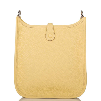Hermes Jaune Poussin Clemence Evelyne TPM Bag Palladium Hardware