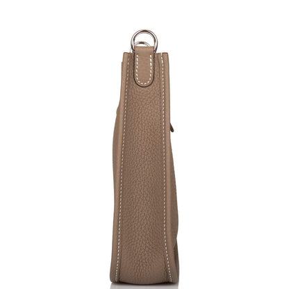 Hermes Evelyne TPM Etoupe Clemence Bag Palladium Hardware
