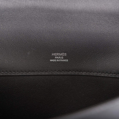 Hermes Black Swift Kelly Cut Palladium Hardware