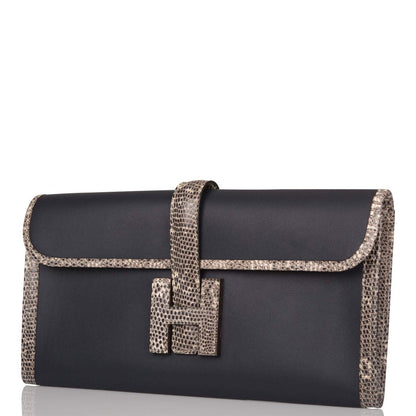 Hermes Jige Elan 29 Bleu Indigo Swift and Ombre Lizard