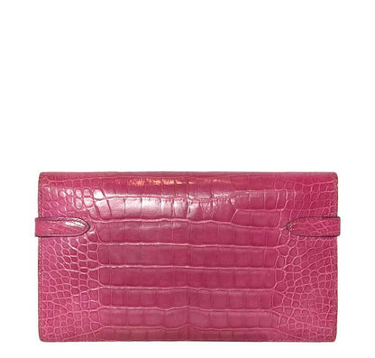 Hermès Kelly Long Wallet Clutch Fuchsia Bag