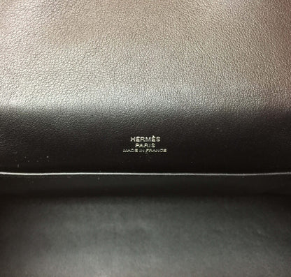 Hermès Clutch Kelly Pochette Black PHW
