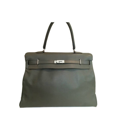 Hermès Travel Bag Kelly 50cm Vert de Gris