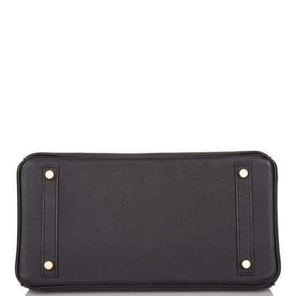 Hermes Birkin 30 Black Epsom Gold Hardware
