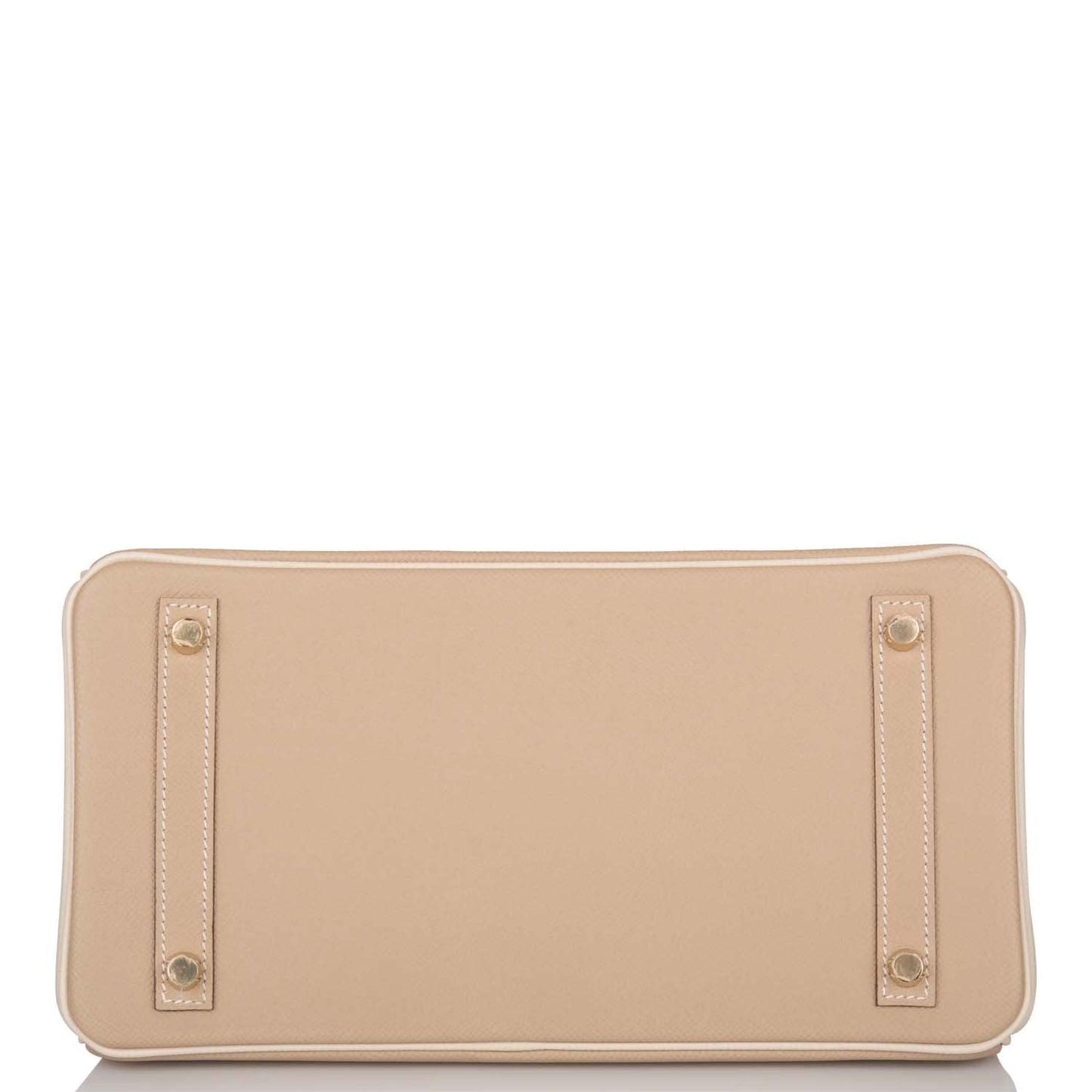 Hermes Birkin 30cm Bi-Color Trench and Craie Epsom Gold Hardware