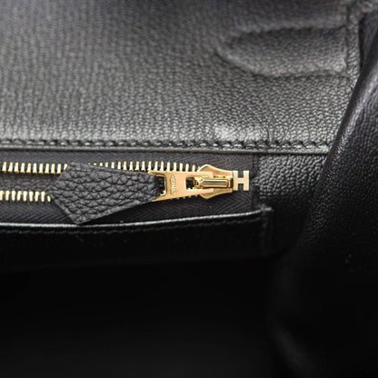 Hermes Birkin 35 Black Togo Rose Gold Hardware