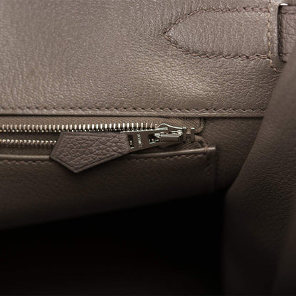 Hermes Birkin 35cm Etain Togo Palladium Hardware