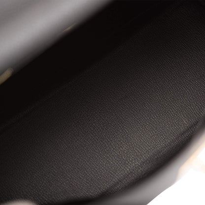 Hermes Black Togo Retourne Kelly 35cm Gold Hardware