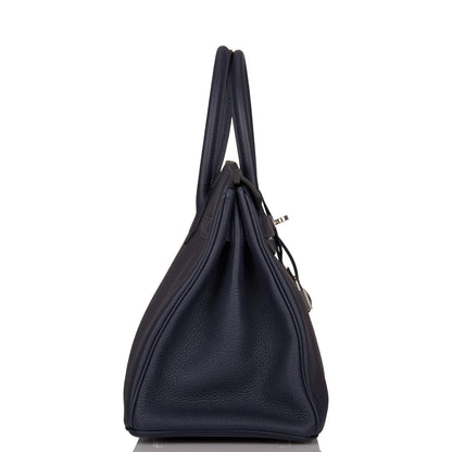 Hermes Bleu Nuit Togo Birkin 30cm Palladium Hardware