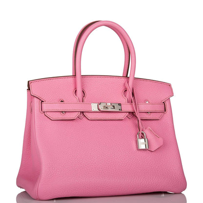 Hermes Bubblegum 5P Togo Birkin 30cm Palladium Hardware